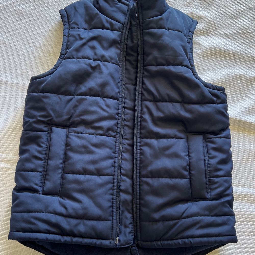 Place Navy Quilted Vest